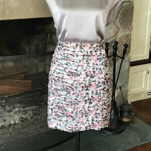 'Reiss' Multi-Colored Mini Skirt - Size 10